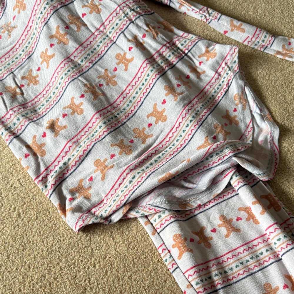 Make + Model Festive Gingerbread Pajama Set - Picture 3 of 5